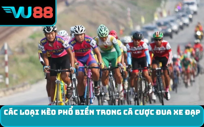 Các loại kèo phổ biến trong Cá cược đua xe đạp
