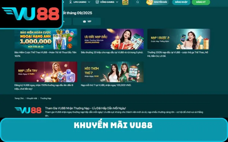 Khuyến Mãi VU88