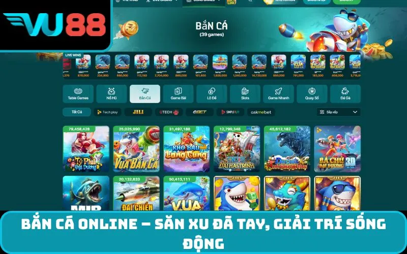 Bắn cá online – săn xu đã tay, giải trí sống động